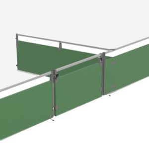 VENTILATED FENCE WITH TUBE