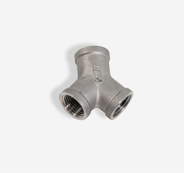 Doble codo, Accesorio para tubos de agua, tolvas engorde, acero inoxidable 304