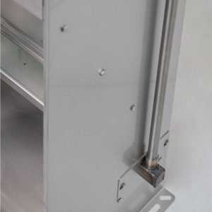 Detalle Tolva spend feed simple para la sección de engorde