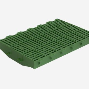 Slat Maternidad D40, equipamiento para granjasSlats de polipropileno Porinox para maternidad porcina - Confort animal y drenaje óptimo